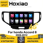 Автомагнитола 2 Din для Honda Accord 8 2008 2009 2010 2012, мультимедийный Видеоплейер с навигацией, GPS, RDS AM 16 ГБ, без DVD, на платформе Android 8,1