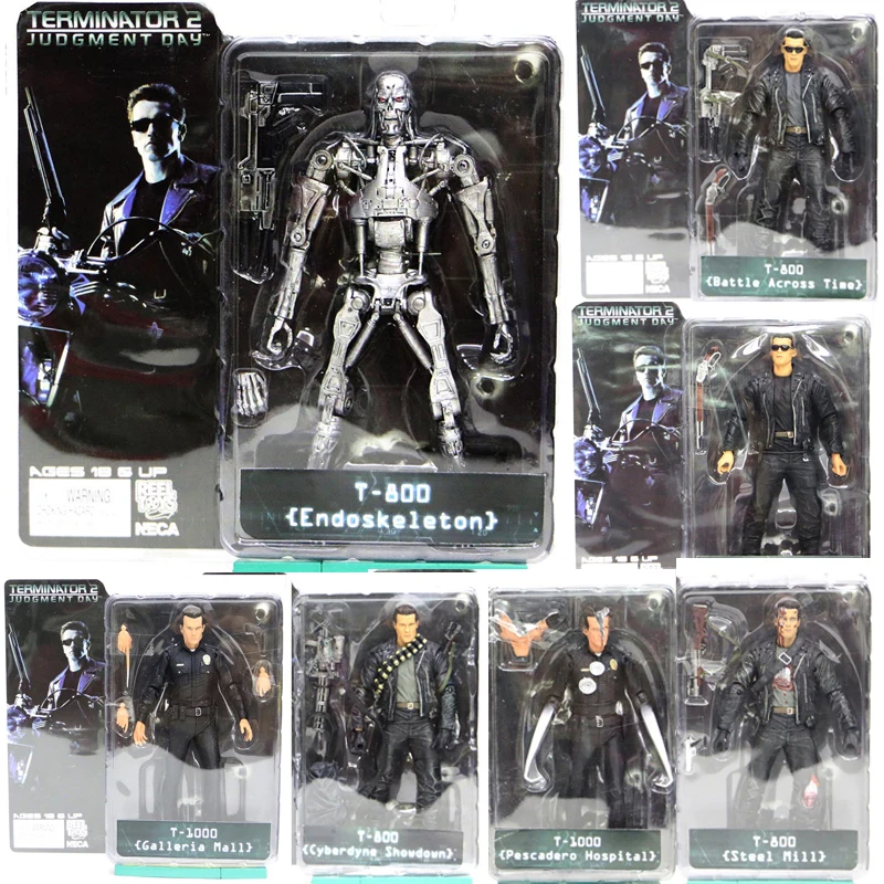 Фигурка Терминатора NECA Терминатор фигурку T 800 рисунок 1000 эндоскелет фигурки