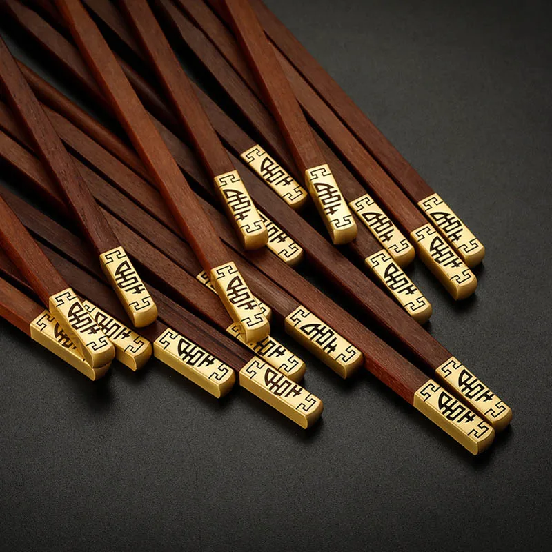 10 пар в комплекте Китайские палочки дозирующая детская ложка для двойное счастье