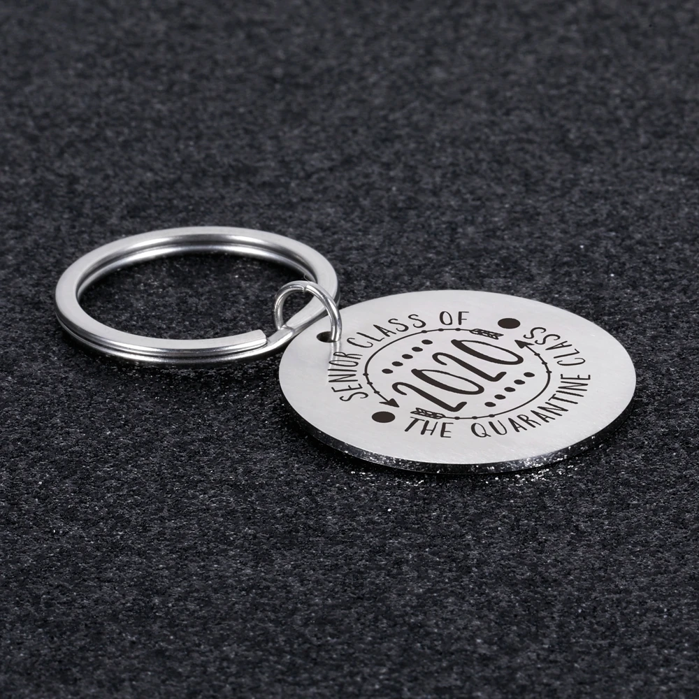 

Student Graduation Memorial Gift Keychain for High School Student Girl Boy Inspirational Keyring Birthday Gifts for Friends