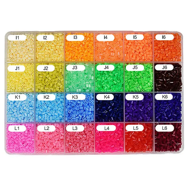 1000 шт./лот DIY beanskids Разноцветные Хрустальные бобы креативные Горячие прессованные