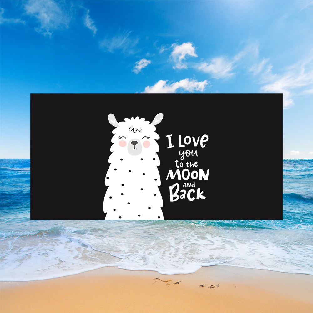 Бесплатная доставка свадебный подарок лама альпака с надписью Love You принт в виде
