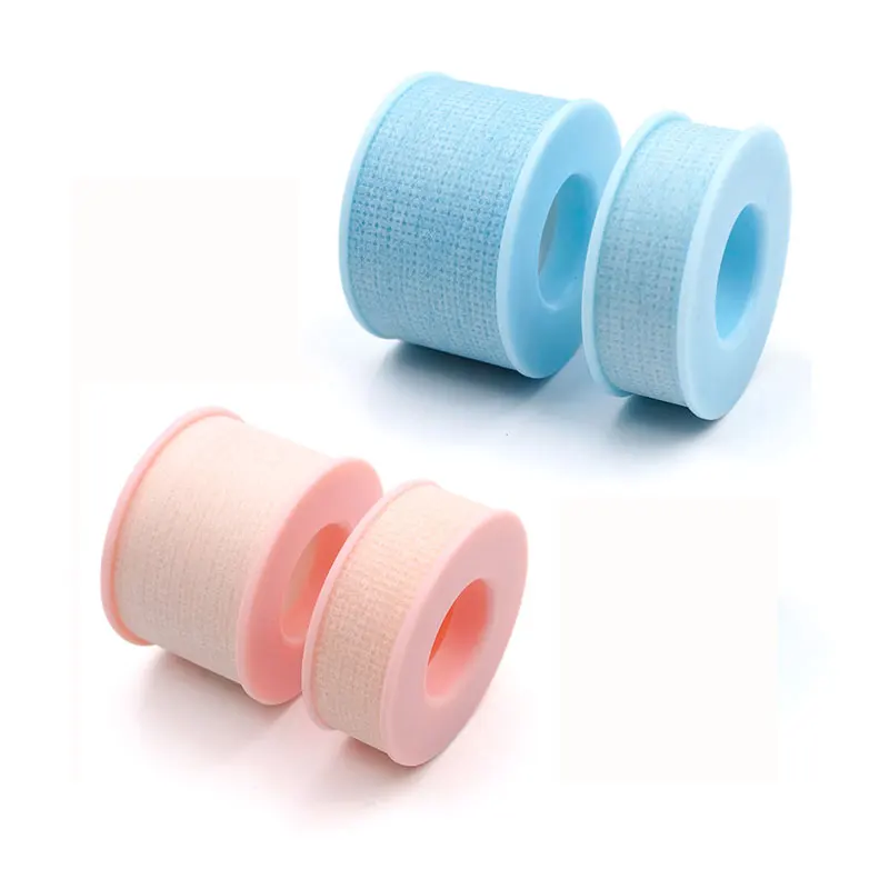 1Pc Blue/Pink Non-woven Medical Silicone Gel Eyelash Tape Breathable Sensitive Resistant Under Eye Pad Eyelash Extension Tools