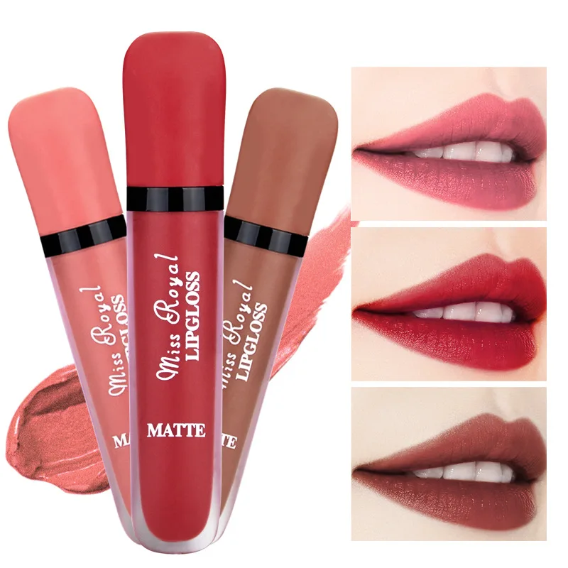 Матовая противотуманная поверхность блеск для губ водонепроницаемый легкий