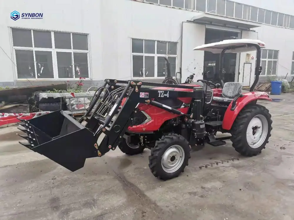 Новый 60 hp 4WD фермерский гидравлический маленький садовый трактор