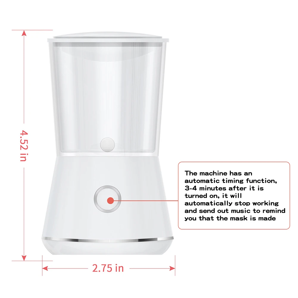 

Natural Fruit Face Mask Maker Home DIY Mini Homemade Collagen Facial Mask Machine Face Mask Device Beauty Facial SPA Skin Care