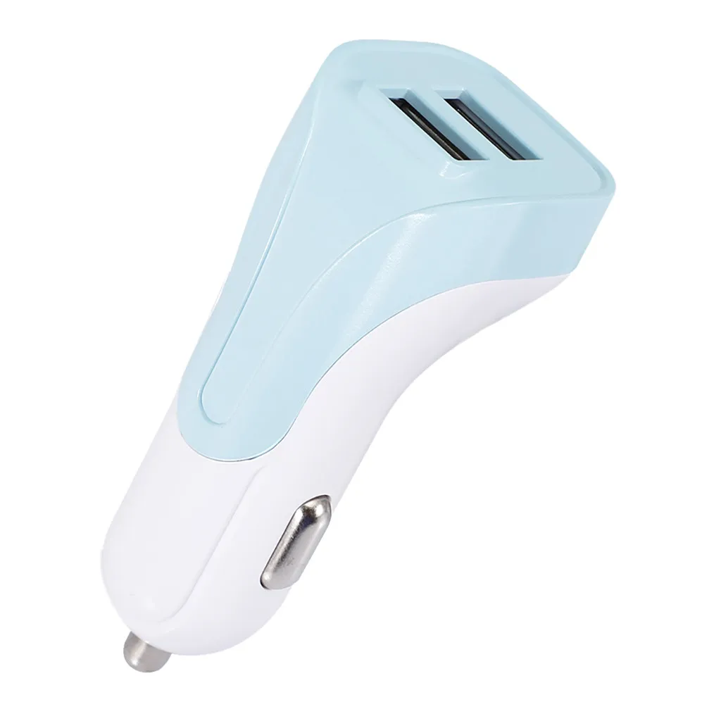 Автомобильное зарядное устройство Ouhaobin с двумя USB адаптерами 12V 24V DC usb портами для