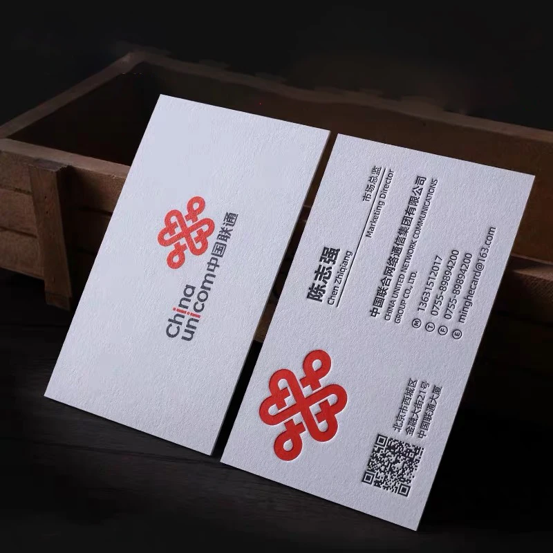 Персонализированные пользовательские визитные карточки печать логотипа