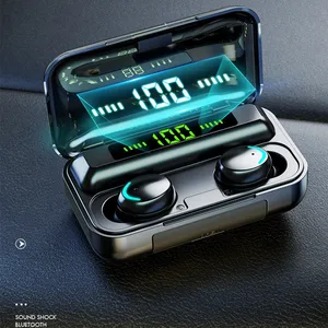 tws bluetooth 5 0 earphones 2200mah charging box wireless headphone 9d stereo sports waterproof earbuds headsets with microphone free global shipping