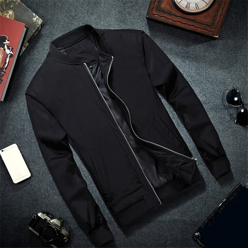 MRMT 2018 брендовая мужская куртка бомбер тонкая бейсбольная однотонная