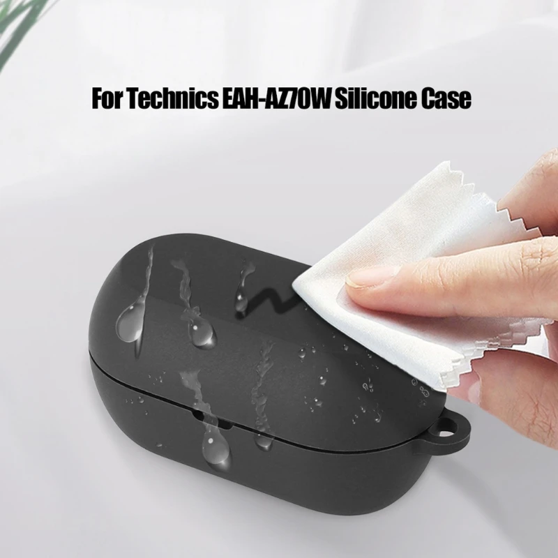 

Silicone Protective Cover Earphone Case for-Technics EAH-AZ70W Wireless Earbuds P9YA