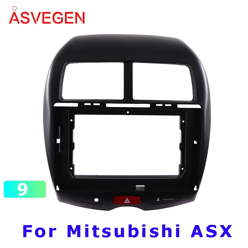 

Asvegen Car RadioFrame For Mitsubishi ASX Car Dvd Frame Install Panel Dash Mount Installation Dashboard