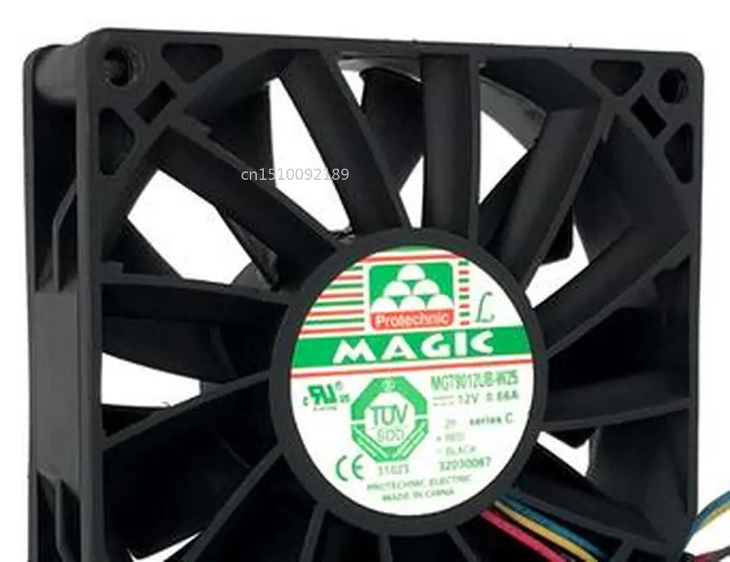 

for MGT8012UB - W25 8 cm and 12 v 0.66 A 4 wire clamp support: PWM Free shipping