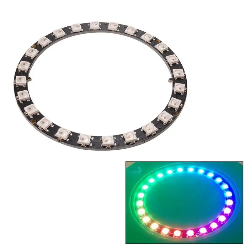 24Bit Ring RGB светодиодный 5050 встроенный драйвер для Arduino | Лампы и освещение