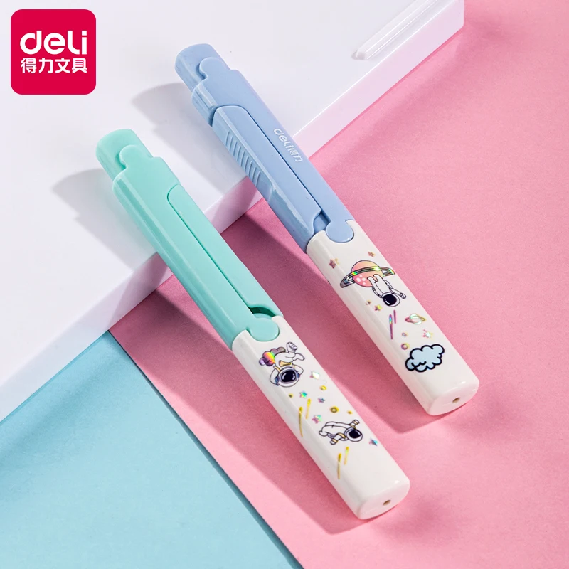 Ножницы в форме ручки для учеников и детей канцелярские товары со складками