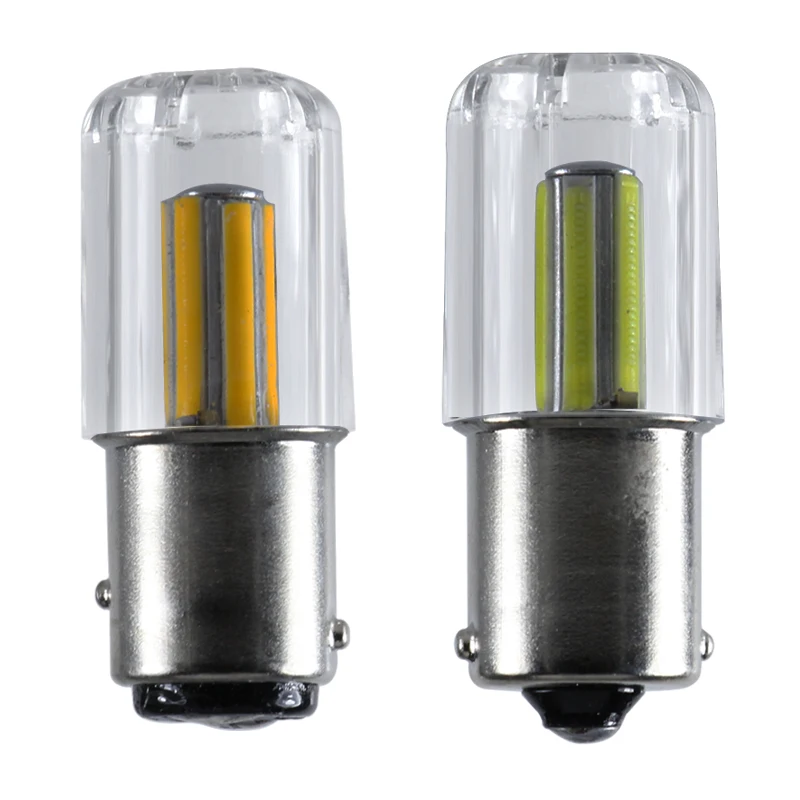 

Car interior lights 1156 BA15S 1157 BAY15D BA15D BAU15S P21W py21w super led bulb cob 5W 12v 24v auto truck Turn signals lamp