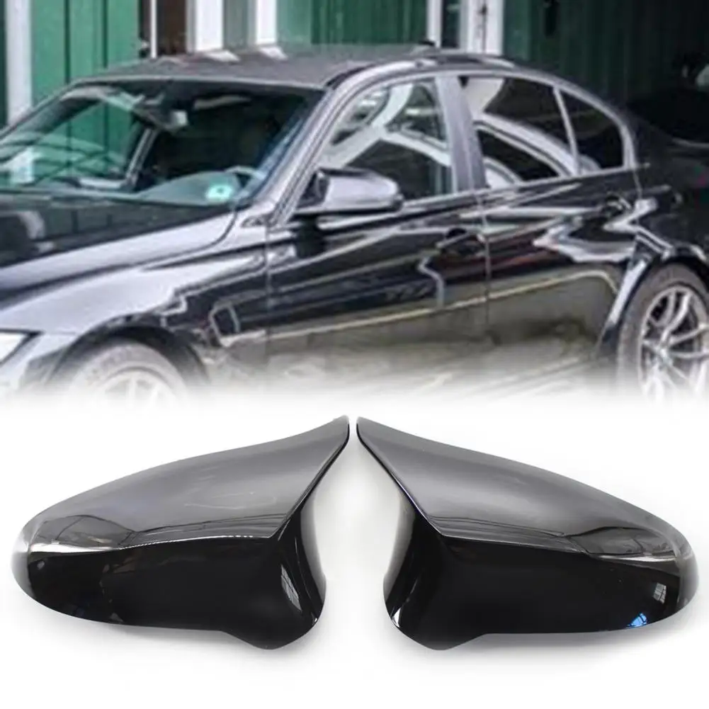 

55%HOT 2Pcs Car Side Door Rearview Carbon Fiber Mirror Covers for BMW F80 F82 2014-2019