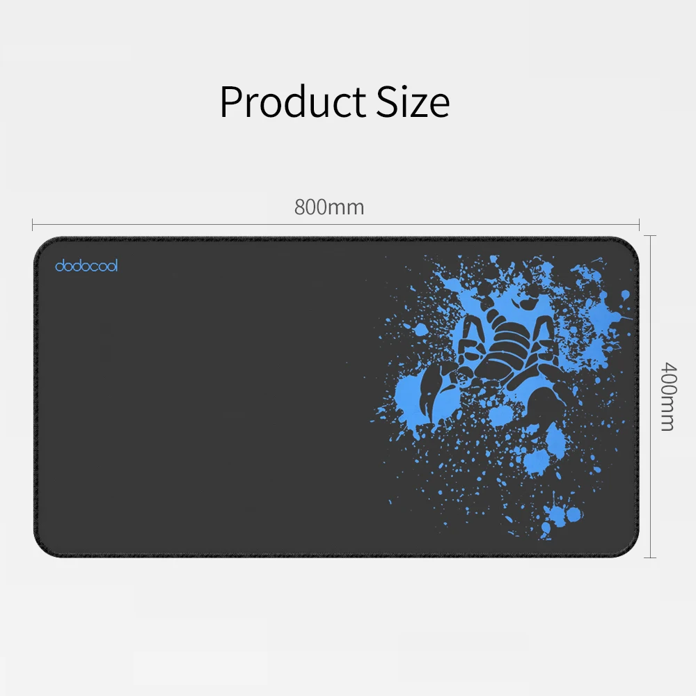 Коврик для мыши dodocool игровой офисный нескользящий износостойкий Настольный