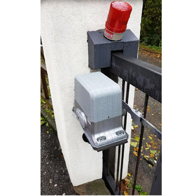 

Automatic Sliding Electric Gate Opener 1800KG Automatic Motor Remote Heavy Duty 6m Nylon Rack Infrared Photocell Alarm Lamp