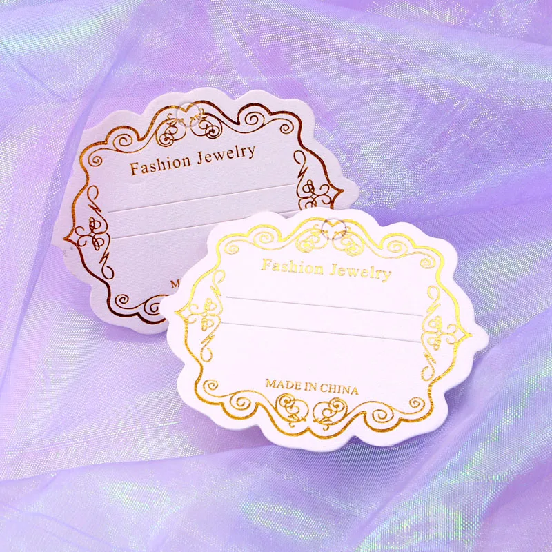 100 шт. 9*7 см форма Кружева крафт заколка для волос|Упаковка и стойки украшений| |