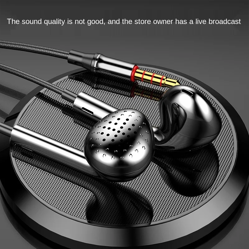 

Type-C Headset Android Universal In-Eart With Wheat Heavy Bass For Huawei Xiaomi Mobile Phone Game Music 3.5MM Wired