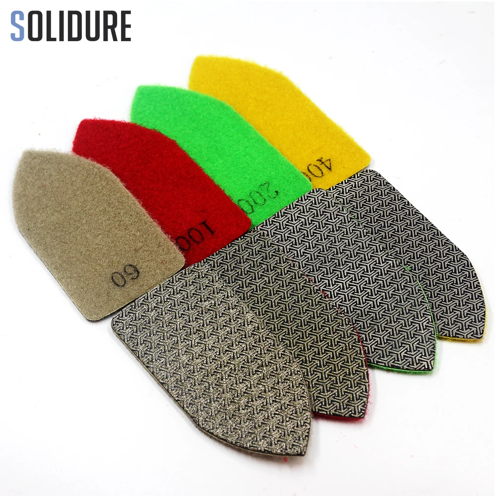 120*55 мм шлифовальный лист для ручной полировки Алмазные абразивные диски