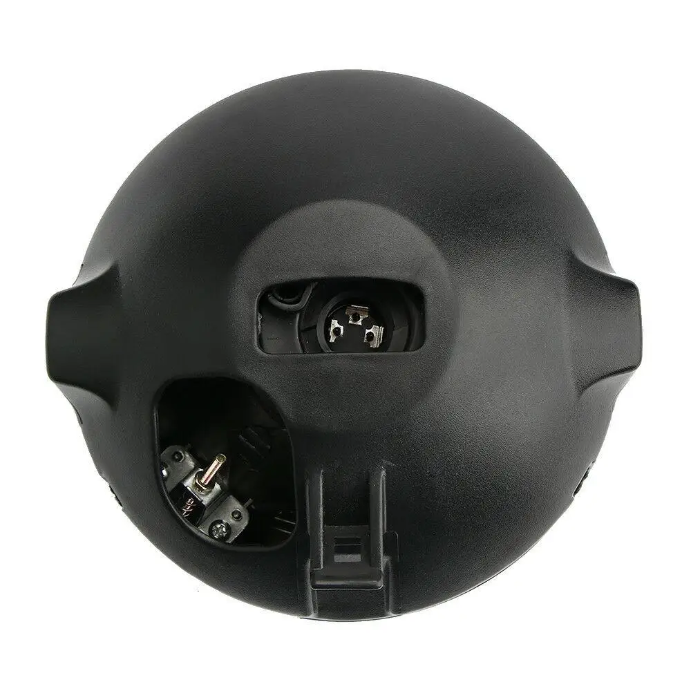 Светодиодный фонарь для головы для мотоциклов Honda CB серии 7 дюймов 35 Вт универсальный мотоциклетный фара Желтая кристальная стеклянная прозрачная линза светового луча круглого оформления.