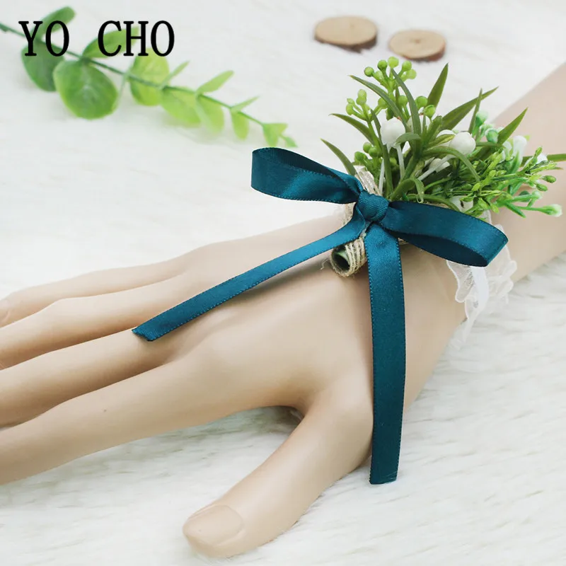 YO CHO свадебная бутоньерка с зеленым лесом для мужчин Свадебный Планер брака