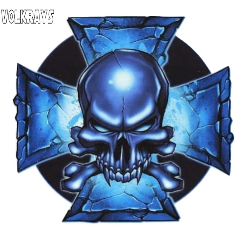 Volkrays креативные автомобильные стикеры Мальтийский крест череп Rider R6 аксессуары