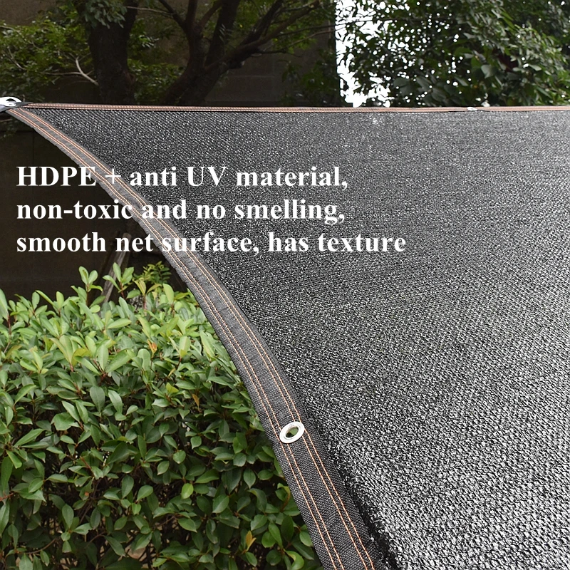 Черная 6 контактная Солнцезащитная сетка с защитой от УФ лучей для дома и сада