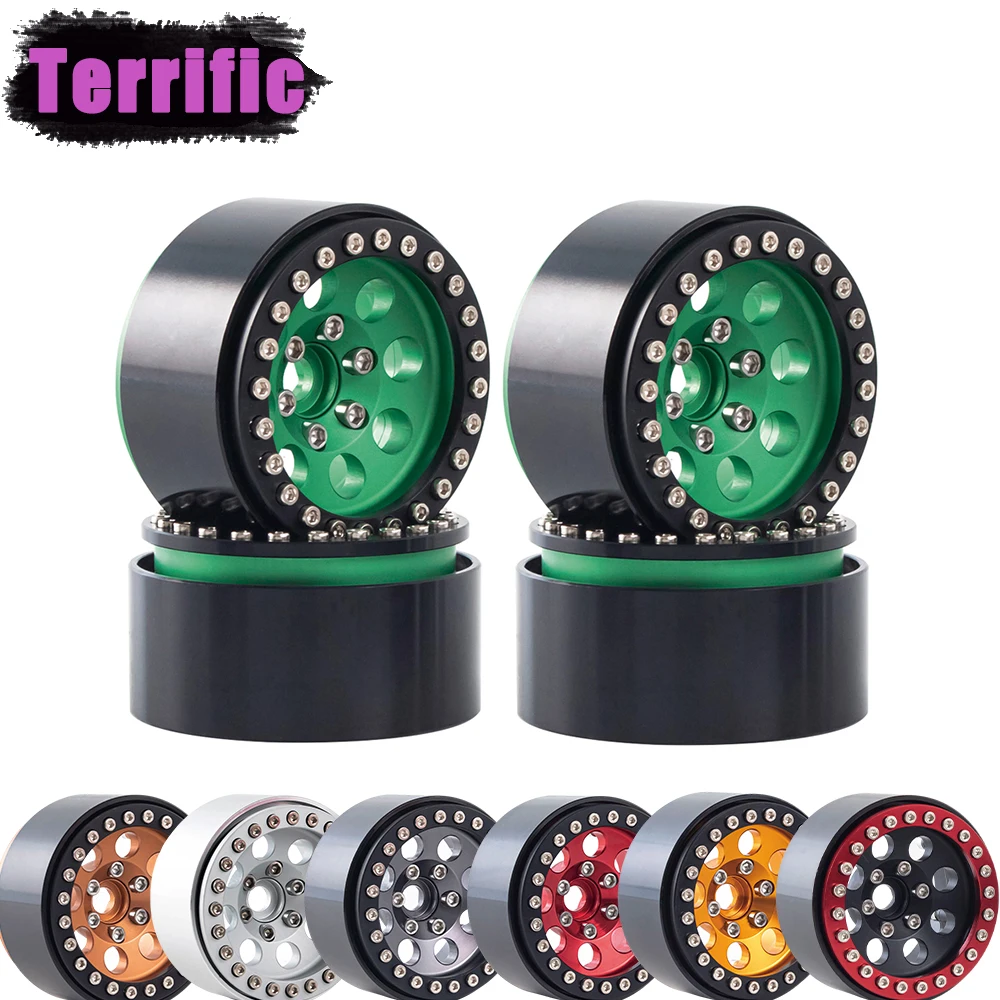 

Aluminum 1.9 Inch Beadlock Wheel Rim Hub 12mm Hex for 1/10 RC Rock Crawler Axial TRX-4 SCX10 II 90046 AXI03007 Tamiya MST Redcat
