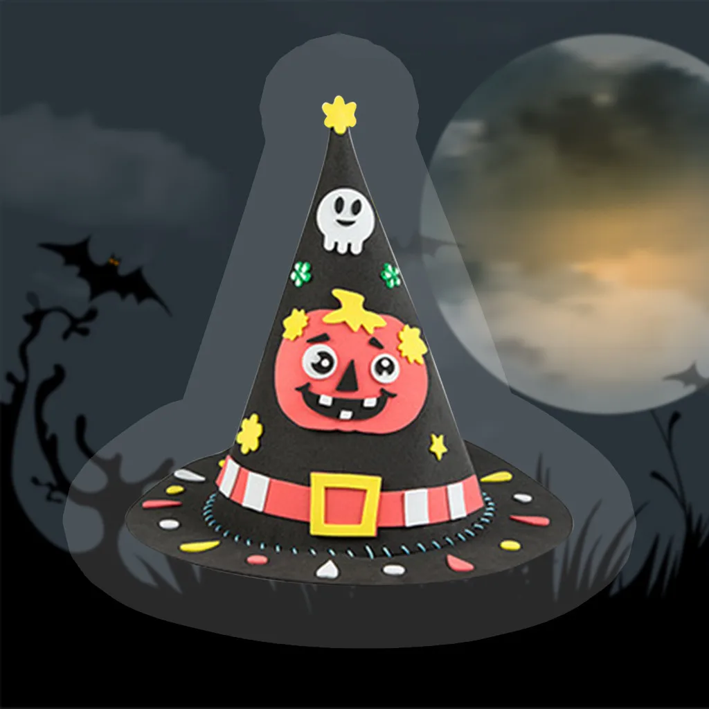 Материалы для изготовления шляп на Хэллоуин детская Волшебная шляпа ручной