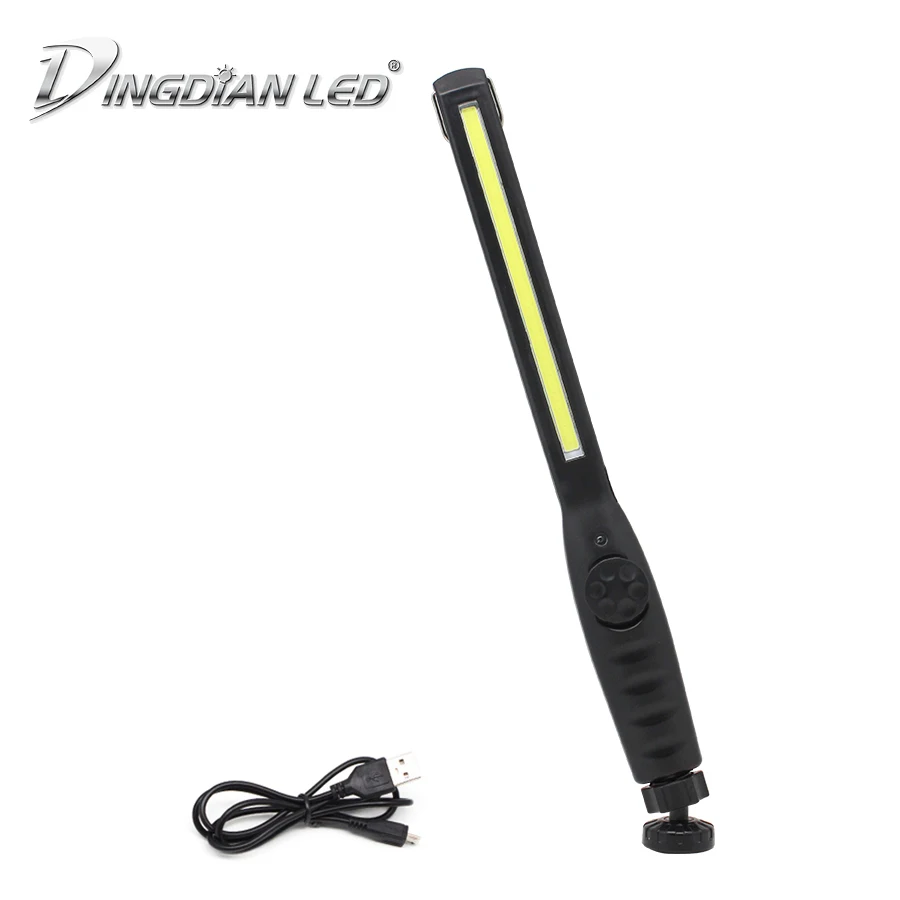 DINGDIAN LED DC3.7V USB перезаряжаемая Рабочая Лампа COB светодиодный фонарик Рабочий