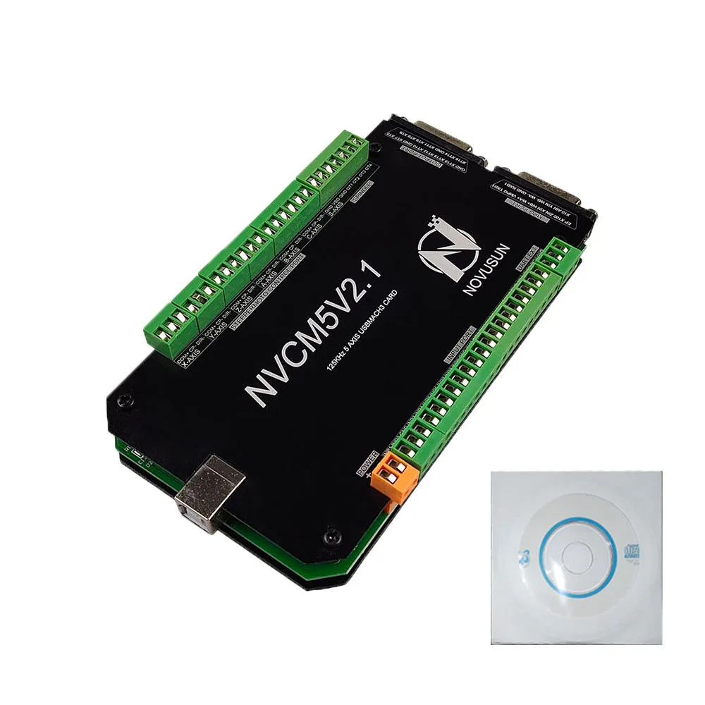 USB-интерфейс Mach3 ЧПУ контроллер движения NVCM 3/4/5/6 осевой карта управления