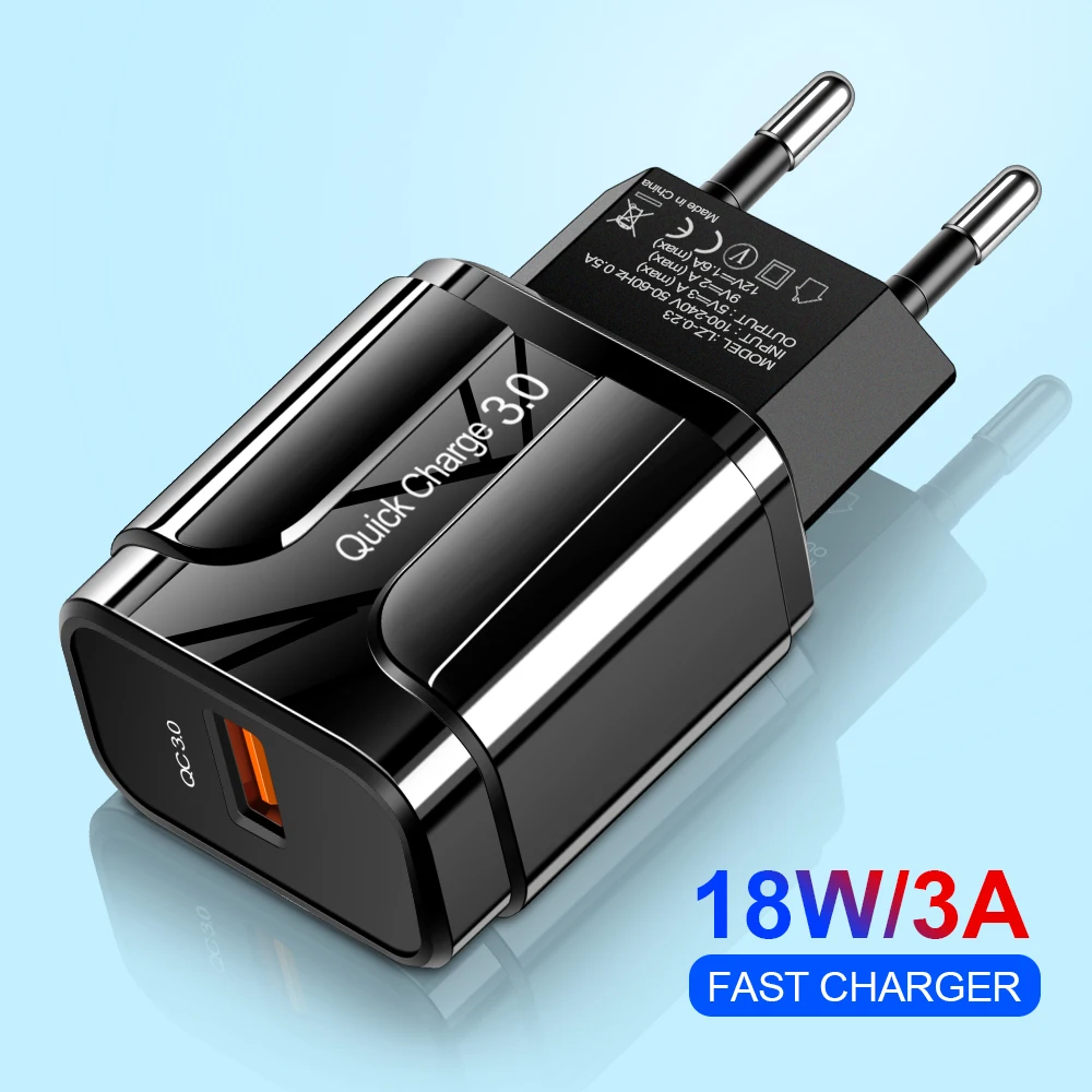 Crauch Quick Charge 3,0 QC3.0 быстрое USB зарядное устройство для iPhone 7 8 Xiaomi samsung S10 huawei EU US настенный адаптер для путешествий зарядное устройство для телефона