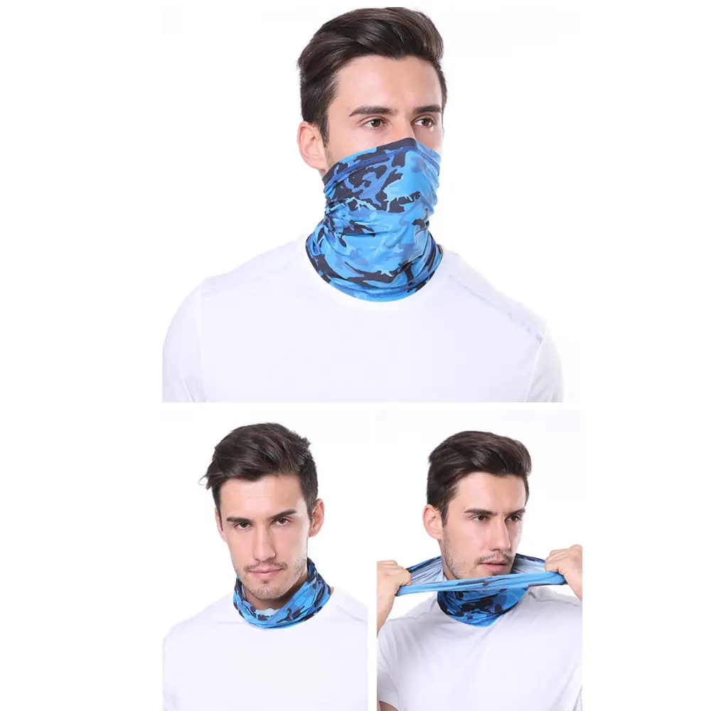 

Bike Cycling Mask Outdoor Sports Magic Head Scarf Printing Headband Moto Riding Mask for Windproof Sunscreen Bike Accessories
