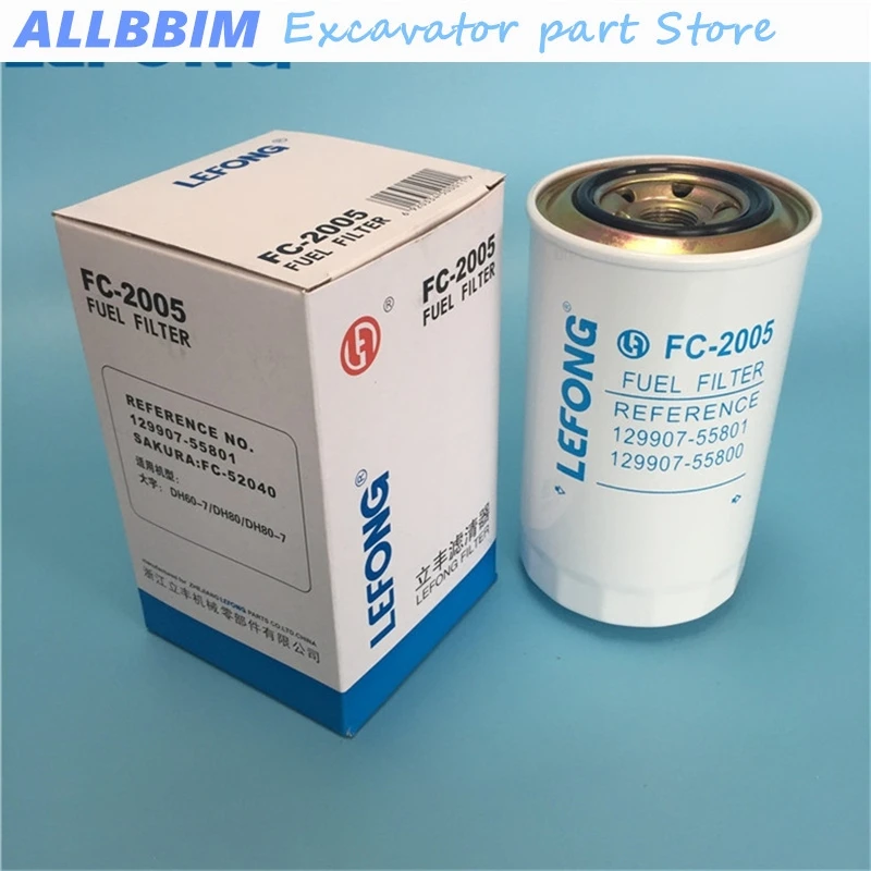 Для дизельного фильтра Yanmar дизельный фильтр 129907-55801 129907-55800 FF165 FF5806 аксессуары