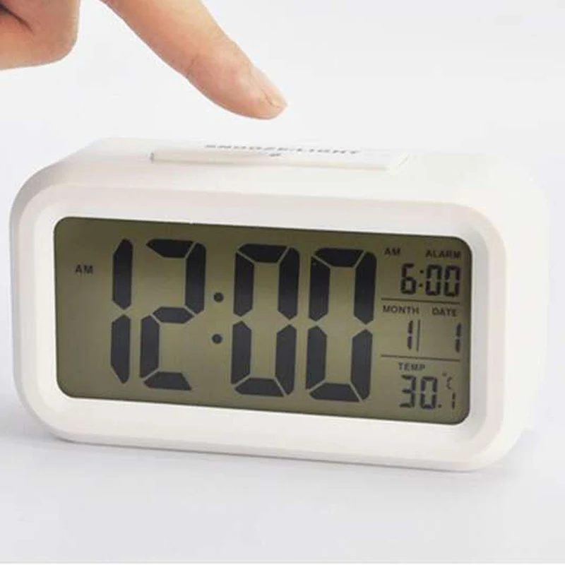 Цифровой электронный будильник студенческие бесшумный ночной Светильник