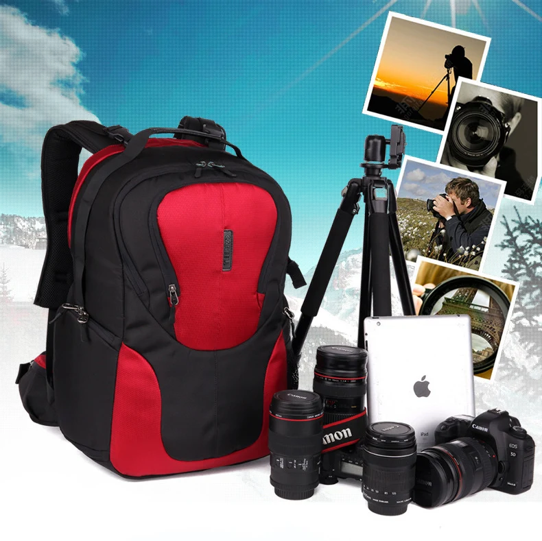 Профессиональные сумки для фото большая емкость цифровая DSLR камера Сумка дорожная Противоугонная видео рюкзак Водонепроницаемый Dslr чехол