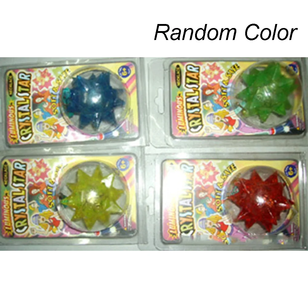 6 шт. игрушки подарки УФ ПВХ ожерелье мигающие вечерние светящиеся Ослепительная