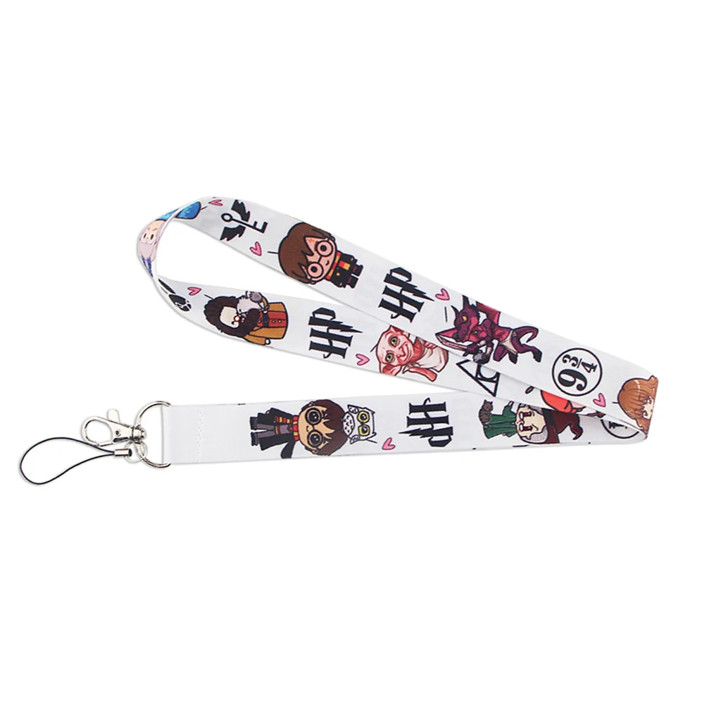 

ZF1726 1pcs Magic Movie Magician Creative Lanyard Badge ID Lanyards Mobile Phone Rope Key Lanyard Neck Straps Accessories