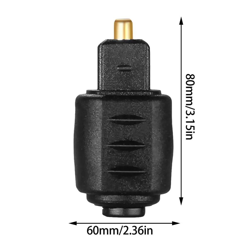 

Optical Audio Adapter 3.5mm Female Jack Plug to Digital Toslink Male 3.5mm female plug plug digital Toslink