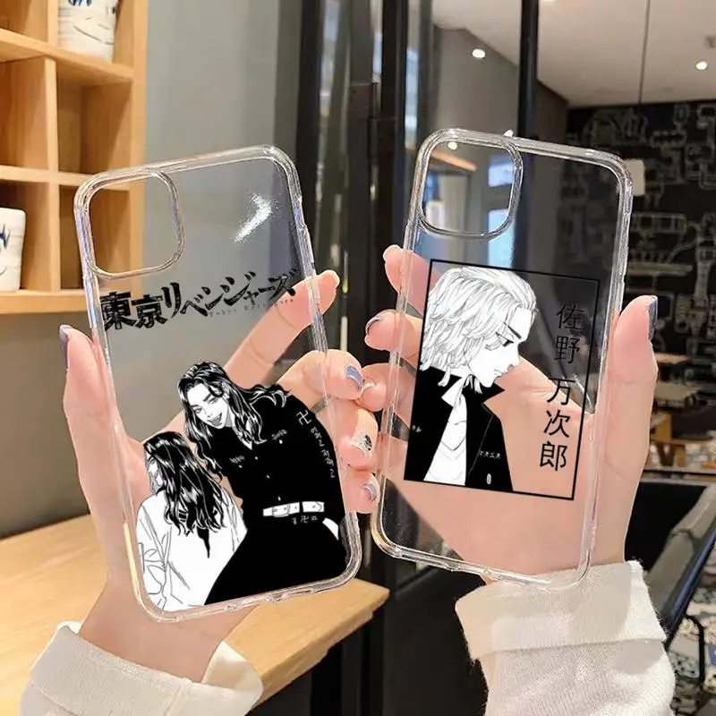 

Tokyo Revengers manjiro sano Phone Case For iphone 13 12 11 8 7 plus mini x xs xr pro max Transparent soft