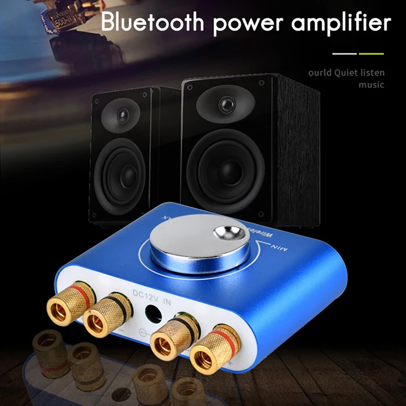 

X35 for Bluetooth 4.2 TPA3116 Digital Power Amplifier HiFi Stereo Wireless Audio Receiver Car Amplifiers