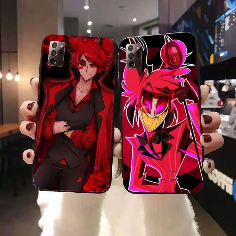

Hazbin hotels Alastor Anime Phone Case for Samsung A6S A530 A720 A750 A8 A9 A10 A20 A30 A40 A50 A70 A10S A20S A51 A52 Plus cover