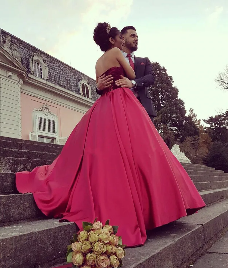 Милое Пышное Платье вельветовое бальное платье для выпускного вечера длиной до