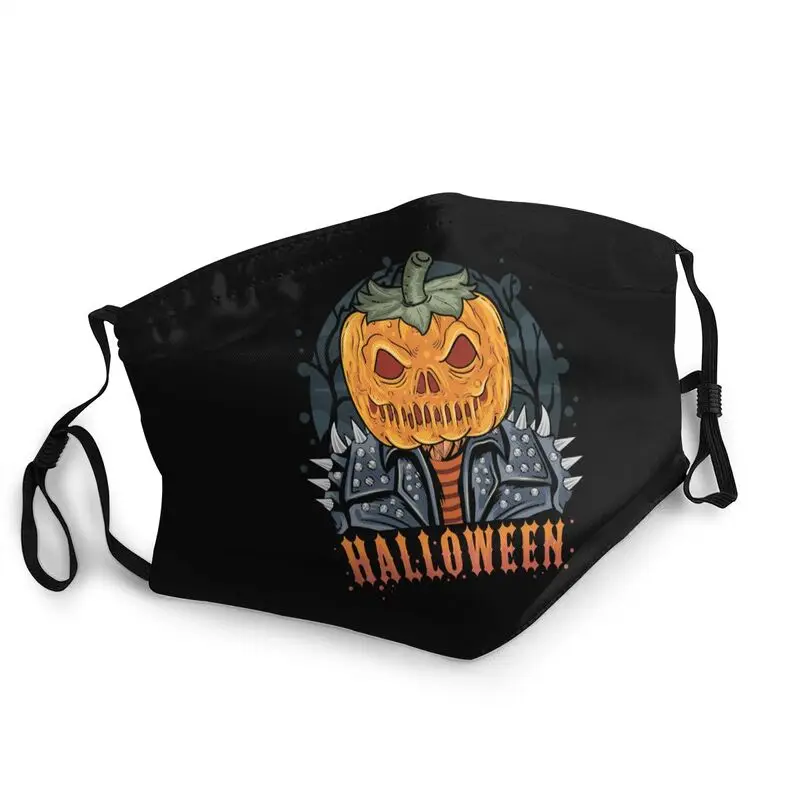 

Halloween Grim Reaper Zombie Mouth Face Mask Reusable Unisex Adult Pumpkin Face Mask Anti Dust Protection Respirator Muffle