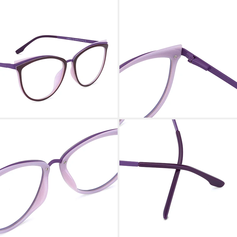 Очки TR90 с диоптриями женские рецептурные фотохромные прогрессивные