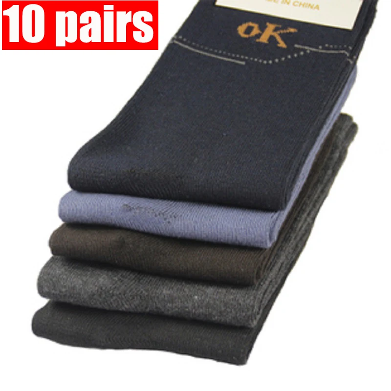 

10 pairs socks men casual summer autumn winter male socks thermal calcetines hombre skarpetki compression tube cotton socks