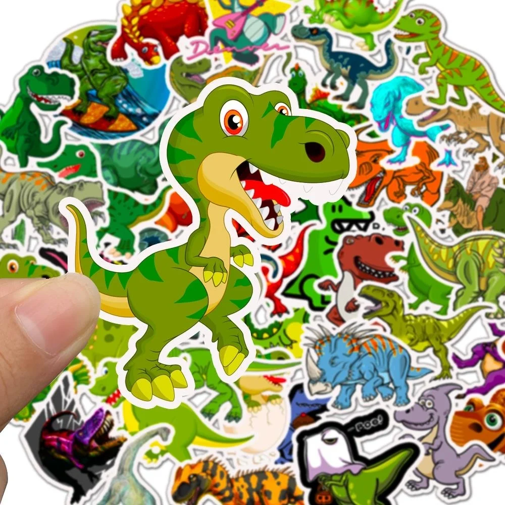 PickJoy 50 шт. 2019 Мультяшные игрушки наклейки с картинками динозавров ноутбук